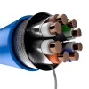 Cable SFTP Nexxt Solutions Cat6a en Bobina tipo LSZH - Azul, 23 AWG, 305m