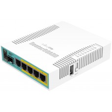 Router MikroTik RB960PGS, 5 ports Ethernet con PoE, SFP, USB