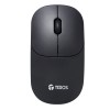 Mouse óptico inalámbrico Teros TE1217S, color Negro, 1000 dpi, receptor USB.