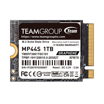 SSD TEAMGROUP MP44S SSD M.2 1TB PCIe Gen 4.0 x4 con NVMe