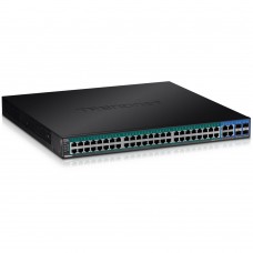 Switch Administrable TrendNet TPE-5240WS, 48 puertos PoE+, 370W, 4 gigabit, 4 SFP