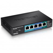 Switch Administrable TrendNet TPE-P521ES, 5 puertos gigabit (2 PoE/1 PoE+)