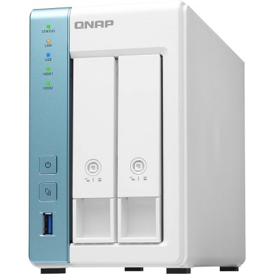 Servidor NAS QNAP TS-231P3-4G, 2 Bahías tipo torre, 4-core 1.7GHz, 4GB RAM