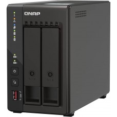 Servidor NAS QNAP TS-253E-8G, 2 bahías tipo torre, 4-core 2,6 GHz 8GB RAM
