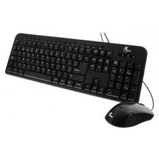 Dúo de mouse y teclado multimedia Xtech XTK301S en español
