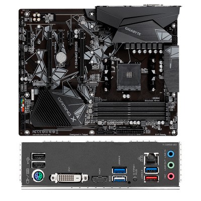 Motherboard B550 GAMING X (rev. 1.0), AM4, DDR4, HDMI, DVI-D, HD Audio.