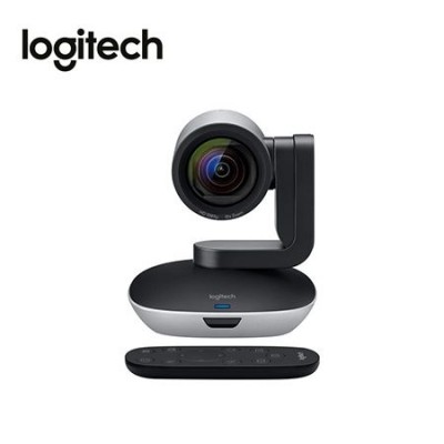 Cámara de video Logitech PTZ Pro 2, HD 1080p, Panorámico de 260º, Zoom FHD 10x.