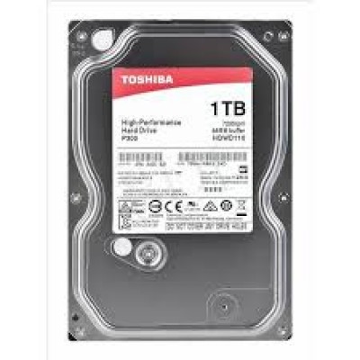 Disco duro Toshiba P300, 1TB, SATA 6.0 Gb/s, 7200 RPM, 3.5".
