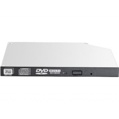 Grabador de DVD interno HP JackBlack G9, Slim, SATA, 9.5mm, Negro.