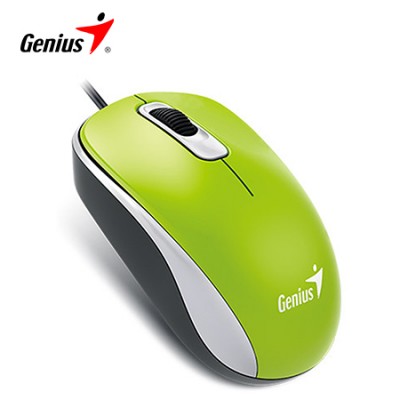Mouse Genius Dx-110 Usb Optico Green