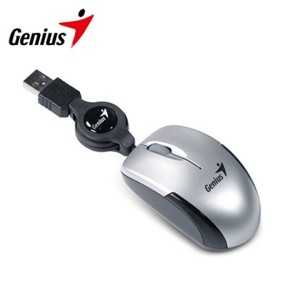 Mouse Genius Micro Traveler V2 Usb Silver