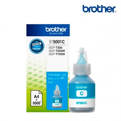 Botella De Tinta Brother BT5001C, Cyan - 48.8ml