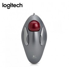 Mouse Logitech Trackman Marble Optical Usb Silver/Red