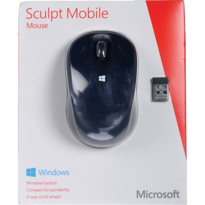 Mouse óptico inalámbrico Microsoft Sculpt Mobile, 1000 dpi, BlueTrack