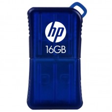Memoria USB Flash HP v165w, 16GB, USB 2.0, Azul, presentación colgador.