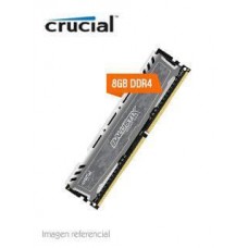 Memoria Crucial Ballistix Sport LT Gray, 8GB, DDR4, 2666 MHz, PC4-21300, CL16, UDIMM, 1.2V