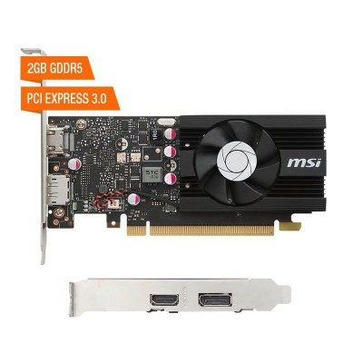 Tarjeta de video MSI Nvidia GeForce GT 1030, 2GB GDDR5 64-bit, PCIe 3.0, LP
