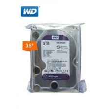 Disco duro Western Digital Purple Surveillance, 3TB, SATA III, 5400RPM, 64MB, 3.5"
