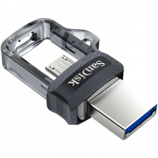 Memoria Flash USB SanDisk Ultra M3.0, 32GB, microUSB / USB 3.0, OTG
