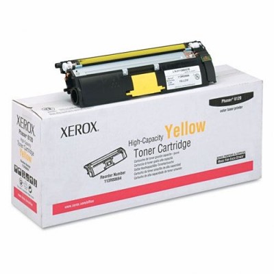 Cartucho de Toner Xerox amarillo, Para Impresora Phaser 6120, presentación en caja