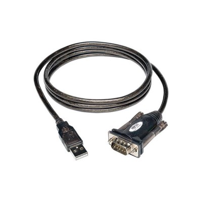 Cable adaptador USB a Serial Tripp-Lite U209-000-R, USB-A a DB-9, 1.52 mts.