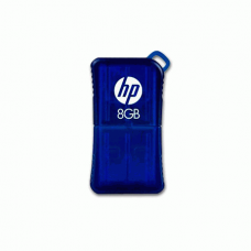 Memoria USB Flash HP v165w, 8GB, USB 2.0, Azul, presentación colgador