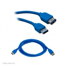 Cable de extension USB 3.0 Tripp-Lite U324-006, SuperSpeed, Azul, A / A (M/H), 1.83 mts.