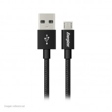 Cable Metalico Energizer HighTech, USB a micro-USB, para carga y transferencia de datos.
