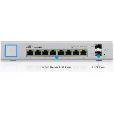 Switch Ubiquiti Networks - 8 puertos- poe150w - 8 giga - 1 rj45 - 2 sfp - 150W - CE, FCC, IC