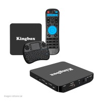 Kit Android TV Box Kingbox + Mini Teclado Wireless, video hasta 4K, Wireless, Android 6.0