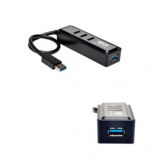 Hub USB portátil Tripp-Lite U360-004-MINI, 4 Puertos USB 3.0 SuperSpeed, 5 Gbps.