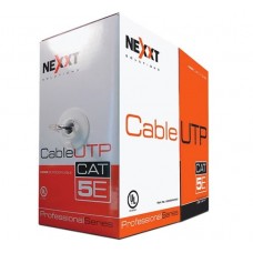 Cable UTP Nexxt  Cat5e en Bobina tipo CM - Gris