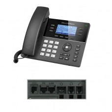 Telefono IP Grandstream GXP1760, HD, 3.3", 6 líneas, 3 cuentas SIP, PoE