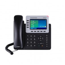 Teléfono IP GRANDSTREAM GXP2140, 4 líneas, LCD 4.3", RJ-45 Gigabit PoE, BT