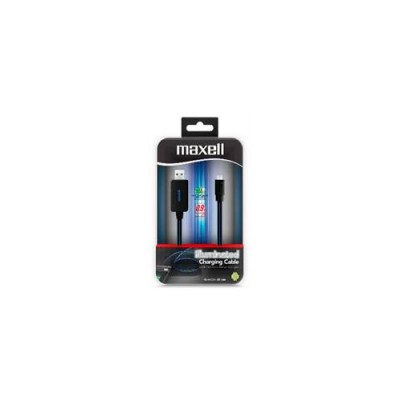 Cable Iluminado Maxell 347851 1 Mt Micro Usb A Usb A Flow Light Cable Blk/blu