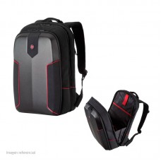 Mochila HP Backpack HardCase para laptop de gaming hasta 15.6" - Negro/Gris