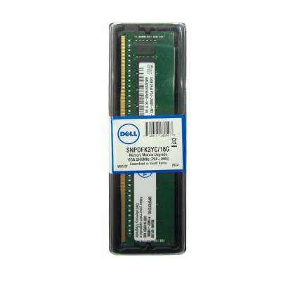 Memoria Dell AA138422, 16GB, DDR4, 2666 MHz, PC4-21300, 1.2V, RDIMM, ECC.