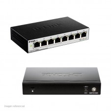 Switch D-Link DGS-1100-08, 8 puertos RJ-45 LAN 10/100/1000 Mbp, IGMP.