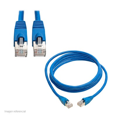 Cable Patch Tripp-Lite Snagless Cat6a 10G (RJ-45 M/M), Azul, 2.13 mts.