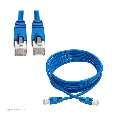 Cable Patch Aumentado Tripp-Lite Snagless Cat6a 10G (RJ-45 M/M), Azul, 3.05 mts.