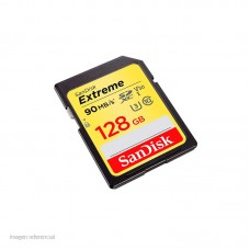 Memoria Flash SDHC SanDisk Extreme, Class10, UHS-I, 128GB