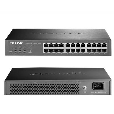 Switch TP-Link TL-SG1024D, 24 puertos RJ-45 LAN GbE, No administrable.