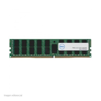 Memoria Dell A9755388, 16GB, DDR4, 2400 MHz, PC3-19200, 1.2V, UDIMM, ECC.