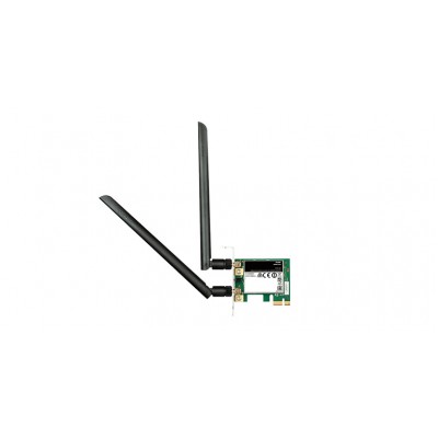 Tarjeta Wireless D-Link DWA-582 AC1200 Dual Band, 2.4 / 5 GHz, 802.11 b/g/n/ac, PCI-E x1.