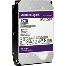 Disco duro Western Digital Purple Surveillance, 10TB, SATA 6.0 Gbps, 7200 RPM, 3.5".