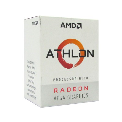 Procesador AMD Athlon 200GE, 3.20GHz, 4MB L3, 1MB L2, 2 Cores, AM4, 14nm, 35W, caja.