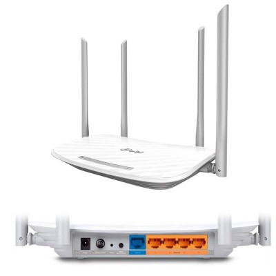 Router Ethernet Wireless TP-Link AC1200, Dual Band, 2.4 GHz / 5 GHz
