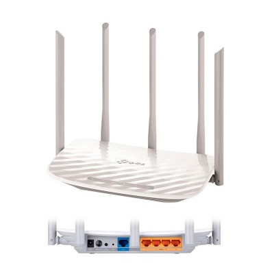 Router Ethernet Wireless TP-Link AC1350, Dual Band, 2.4/5 GHz, 802.11 a/b/g/n/ac.