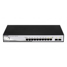 Switch D-Link DGS-1210-10P, capa 2, 10 GbE, 2 SFP
