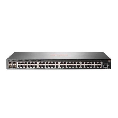 Switch Gigabit Ethernet HPE Aruba 2930F, 48 RJ-45 GbE, 4 SFP+ 1/10 GbE, 32 W.